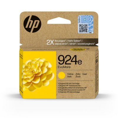 HP  924E Cartouche d'encre originale 4K0U9NE Evomore - Jaune