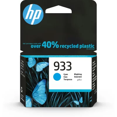 HP  933 Cyan Original Ink Cartridge (CN058AE#301) - Hewlett Packard