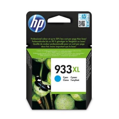 HP  933XL Cartouche d encre cyan grande capacit&eacute; authentique CN054AE pour  OfficeJet 6100