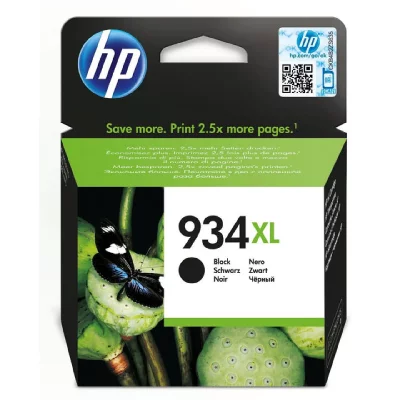 HP  934xl Cartouche D'encre Noire Grande Capacit&eacute; Authentique