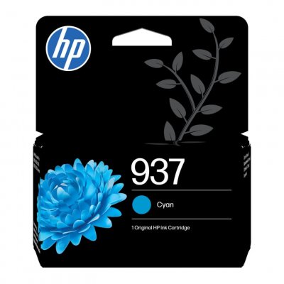 HP  937 Cartouche Encre Authentique Cyan - Neuf