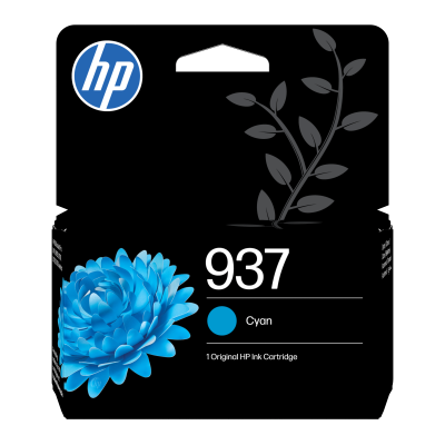 HP  937 - cyan - original - Officejet - cartouche d'encre
