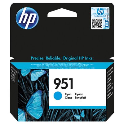 HP  951 - 9 ml - cyan - original - Officejet - cartouche d'encre