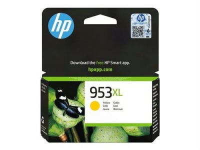 HP  953XL - 18 ml - &agrave; rendement &eacute;lev&eacute; - jaune - original - Officejet - blister - cartouche d'encre
