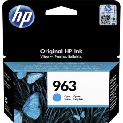 HP  963 Cartouche d encre cyan authentique 3JA23AE pour  OfficeJet Pro 9010 9020 series