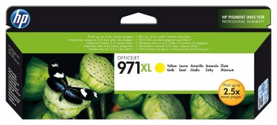 HP  971XL cartouche d'encre jaune grande capacit&eacute; authentique CN628AE