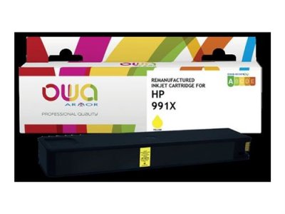 OWA Hp 991x Cartouche D'encre Remanufactur&eacute;e Jaune