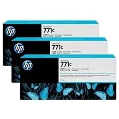 HP  b6y37a (771c) ink cartridge bright black, 775ml, pack qty 3