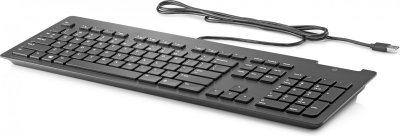 HP  Business Slim Smartcard Keyboard clavier USB Noir