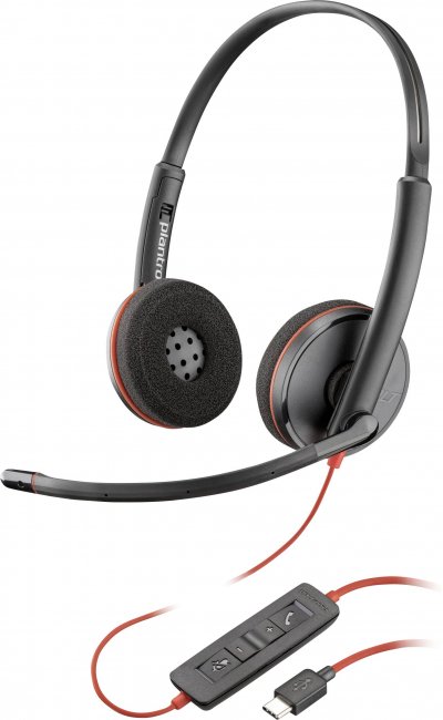 HP  Bw 3220 Usb-c +usb-c/a Voip Headphones Argent&eacute;
