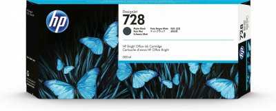 HP  cartouche d'encre 728 - noir 300 ml