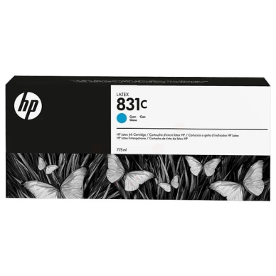 HP  Cartouche d'encre Cyan 831C Latex de 775 ml