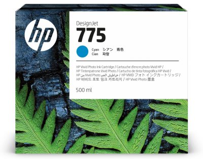 HP  Cartouche encre Cyan  775 - 500 ml 1XB17A