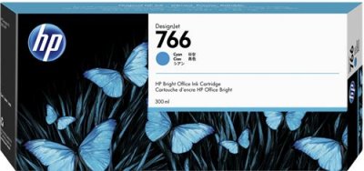 HP  Cartouche encre Cyan  N&deg;766 300ml P2V89A