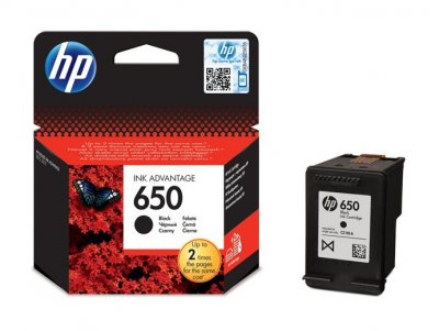 HP  cartouche encre  650 (CZ101AE) noir