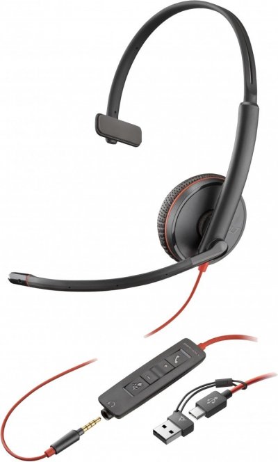 POLY Hp Casque Voip  3215 Usb-c +usb-c/a