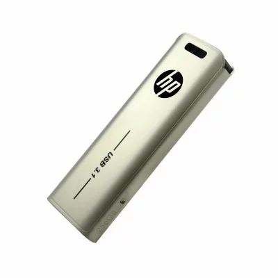 HP  Cl&eacute; USB 3.1 x796w 256 Go, Design Push and Pull, Finition m&eacute;tallique