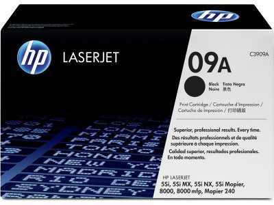 HP  D'origine  LaserJet 8000 N toner ( 09A / C 3909 A) noir, 15 000 pages, 0,21 centimes par page