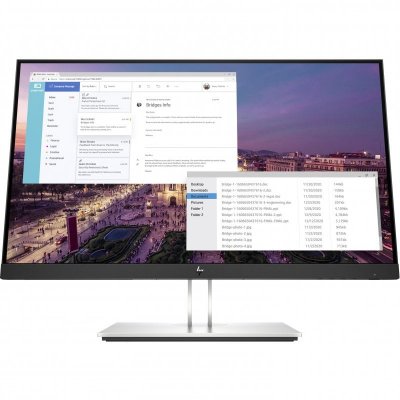 HP  E-Series E23 G4 23"" LCD Full HD 5 ms Noir, Argent