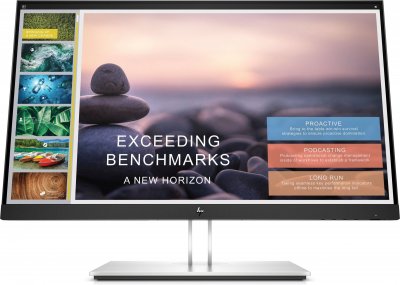 HP  E-Series E24T G4 23.8"" LCD Full HD 5 ms Noir, Argent