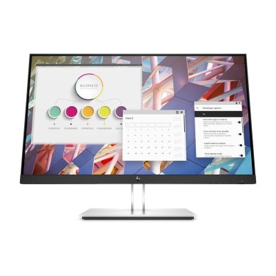 HP  E24 G4 23.8&acute;&acute; Full Hd Led Monitor Noir,Argent&eacute;