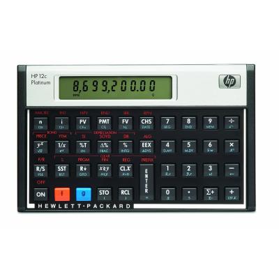 HEWLETT PACKARD HP - F2231 - 12c Platinum Calculatrice financi&egrave;re Noir