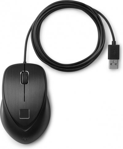 HP  Fingerprint - Souris - laser - 3 boutons - filaire - USB