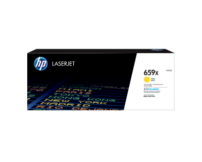 HP   659x high yield yellow toner noir
