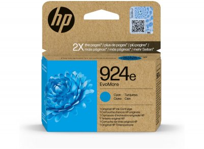 HP   924e EvoMore Cyan Original ink cartridge
