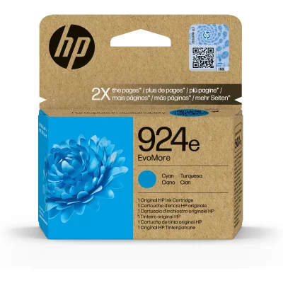 HP   924e EvoMore Cyan Original ink cartridge