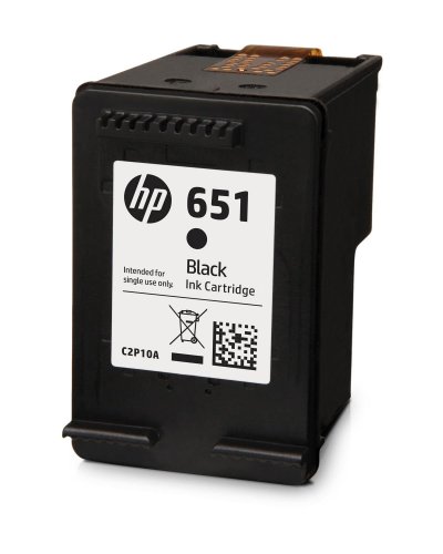 HP  ink cartridge no 651 black noir