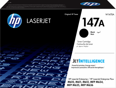 HP  LaserJet Cartouche de toner noir 147A authentique