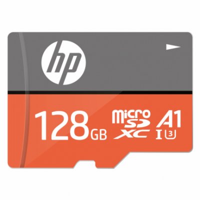HP  Microsdxc 128gb Uhs-i U3+adapter Memory Card Orange,Gris