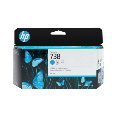 HP  Original Cartouche d'encre 738 - Cyan 130ml (498N5A)