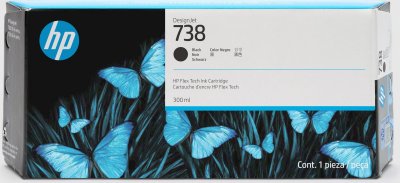 HP  Original Cartouche d'encre 738 - Noir 300ml (498N8A)