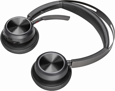 POLY HP  Micro-casque  Voyager Focus 2 USB-C-C + adaptateur USB-C/A