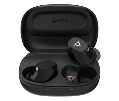 POLY HP  Voyager Free 20 t&eacute;l&eacute;phone portable Oreillette Bluetooth noir Noise Cancelling 
