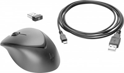 HP  Premium - souris - 2.4 GHz - noir
