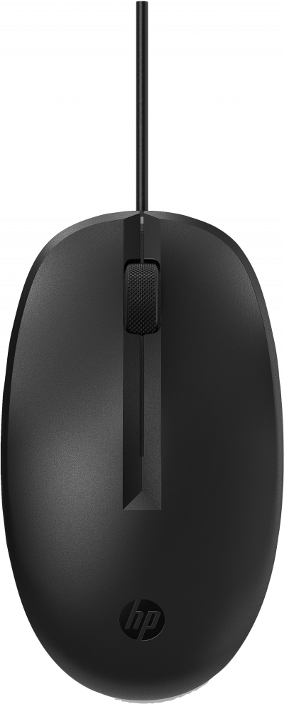 HP  Souris filaire 125, Ambidextre, Optique, USB Type-A, Noir 265A9UT