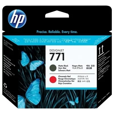 HP  tete d`impression 771 - pack de 1 - noir / rouge