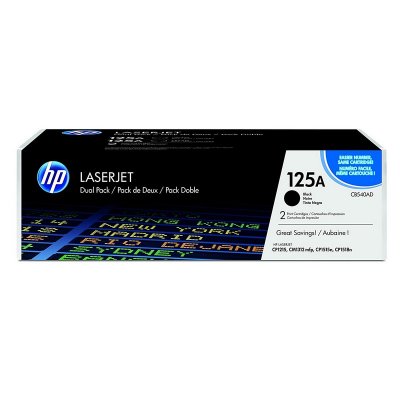 HP  Toner 125A - Cb540AD noir Pack de 2