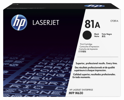 HP  Toner 81A noir pour imprimante laser