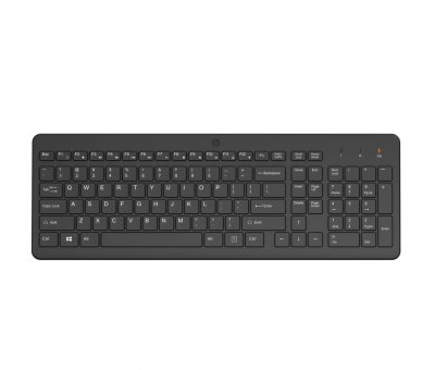 HP  Wireless keyboard with 2.4 clavier Maison RF sans fil Noir - Neuf