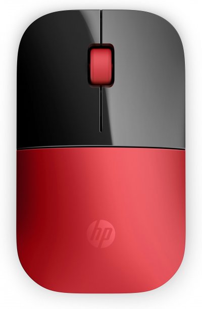 HP  Z3700 - souris - 2.4 GHz - rouge