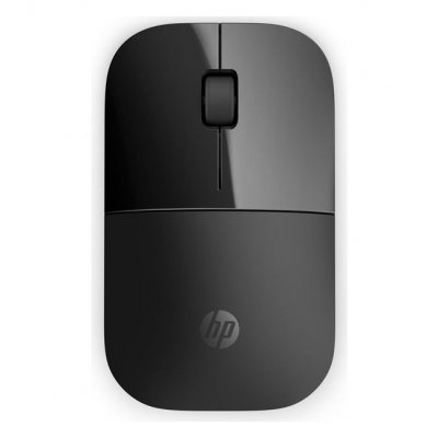 HP  Z3700 - Souris - LED bleue - sans fil - 2.4 GHz - r&eacute;cepteur sans fil USB - noir 