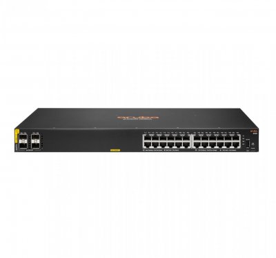 HPE  aruba switch cx 6100 24g 4sfp+ 24xgbit/4xsfp+ poe 370w jl677a
