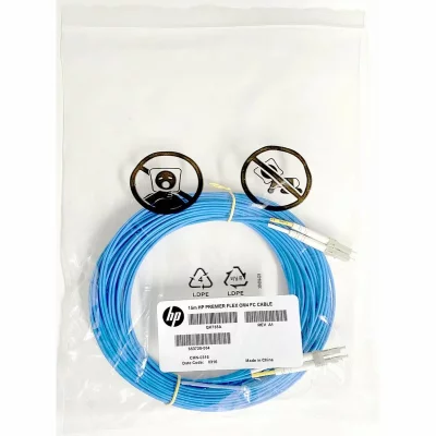HPE  Premier Flex LC/LC Multi-mode OM4 2 Fiber 15m Cable QK735A