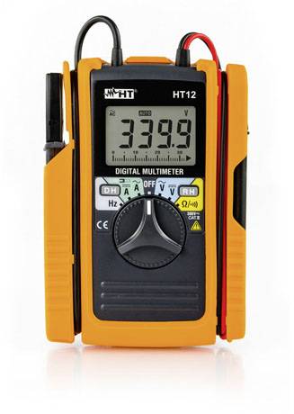 HT  Instruments 12 Multim&egrave;tre num&eacute;rique avec pince amp&egrave;rem&eacute;trique 60&nbsp;A CA/CC