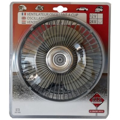 HTC EQUIPEMENT S Ventilateur 12V Oscillant Clip [511856]