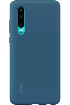 HUAWEI  Coque rigide finition soft touch bleue pour  P30